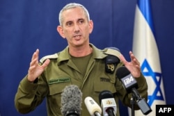 اسرائیلی فوجی ترجمان رئیر ایڈ مرل ڈینئل ہگاری، فائل فوٹو