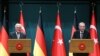 Erdoğan ve Steinmeier görüşme sonrası ortak basın toplantısı düzenledi