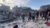 اسرائیل کی غزہ میں پناہ گزین کیمپ کے قریب بمباری، 50 افراد ہلاک