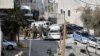 اسرئیلی فوجی یکم فروریی 2024 کو مغربی کنارے میں ایک شوٹنگ کی جائے واردات پر۔فوٹو رائٹرز
