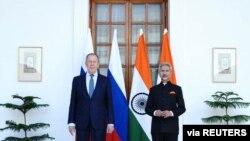 نئی دہلی میں روسی اور بھارتی وزرائے خارجہ کی ملاقات۔ یکم اپریل 2022ء 