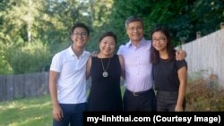 My-Linh Thai cùng chồng, Don, và hai con, đều đang là học sinh trung học ở Bellevue School District. (my-linhthai.com)