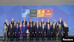 Lãnh đạo các thành viên khối NATO họp thượng đỉnh ở Madrid vào cuối tháng 6/2022.