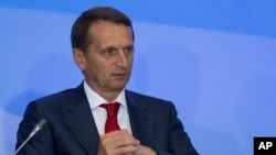 Ông Sergei Naryshkin, giám đốc tình báo nước ngoài của Nga
