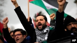Gazze savaşının başlangıcından bu yana Türkiye'de kimi zaman Filistin yanlısı protestolar düzenleniyor. (ARŞİV)