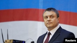 Leonid Pasechnik, người đứng đầu do Nga bổ nhiệm ở khu vực Luhansk.