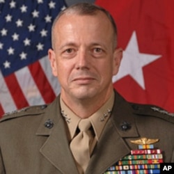 John R. Allen is a United States Marine Corps lieutenant general. He serves currently as the deputy commander of United States Central Command, under General James Mattis. He is expected to be nominated by President Barack Obama to serve as Commander, Int