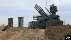 مشرق وسطیٰ میں نصب روس کی فضائی دفاعی نظام ایس 400، فائل فوٹو