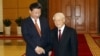 Chỉ tịch Trung Quốc Tập Cận Bình (trái) và Tổng bí thư Đảng Cộng sản Việt Nam Nguyễn Phú Trọng.