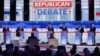Các ứng cử viên Cộng hòa tranh luận đối đầu nhau, vắng ứng viên dẫn đầu Trump